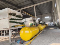 連續(xù)式廢輪胎煉油設備加工過程